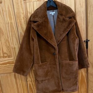 Cozy Brown Teddy Jacket